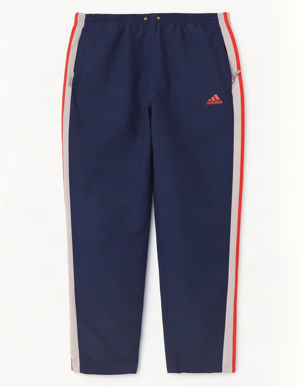 Adidas muške hlače za trenirku UK 44/46 velike tamnoplave poliesterske