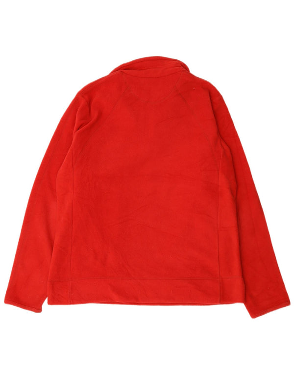 Champion ženski flis džemper s patentnim izrezom UK 18 XL od crvenog poliestera