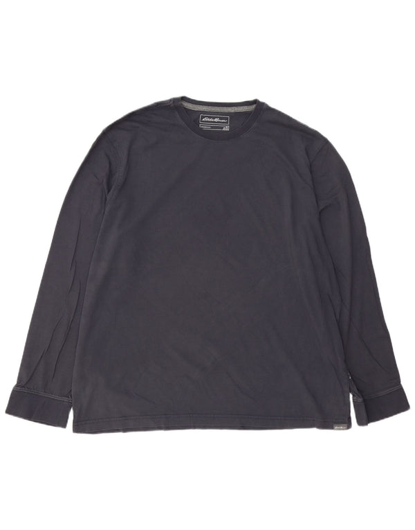 EDDIE BAUER Muška majica dugih rukava XL tamnoplavi pamuk