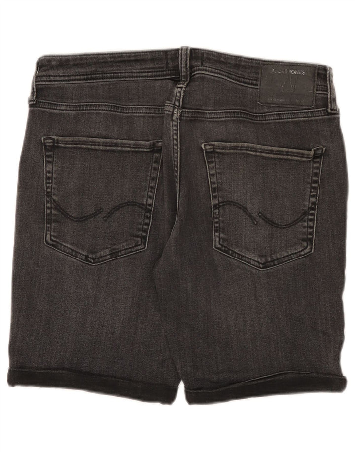 JACK & JONES Muške traper kratke hlače srednje veličine W32 sivi pamuk