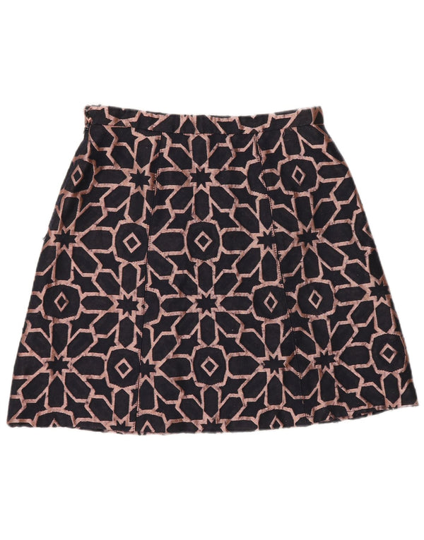 Max&Co. Ženska mini suknja UK 6 XS W26 tamnoplavi geometrijski poliester