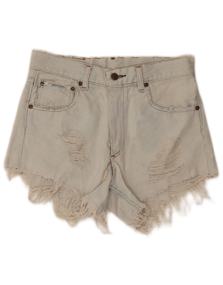 Levi's kratke traper kratke hlače s oštećenim izgledom W28 srednje plave