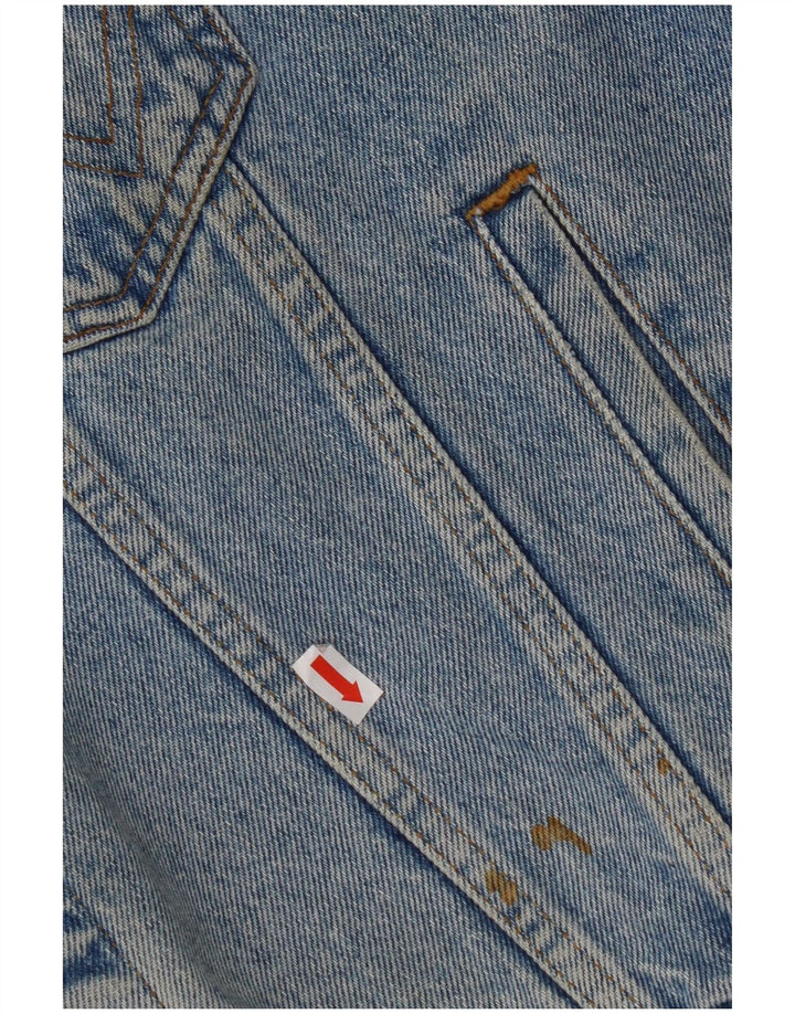 WRANGLER Muška široka traper majica UK 36 Mala plava pamuk