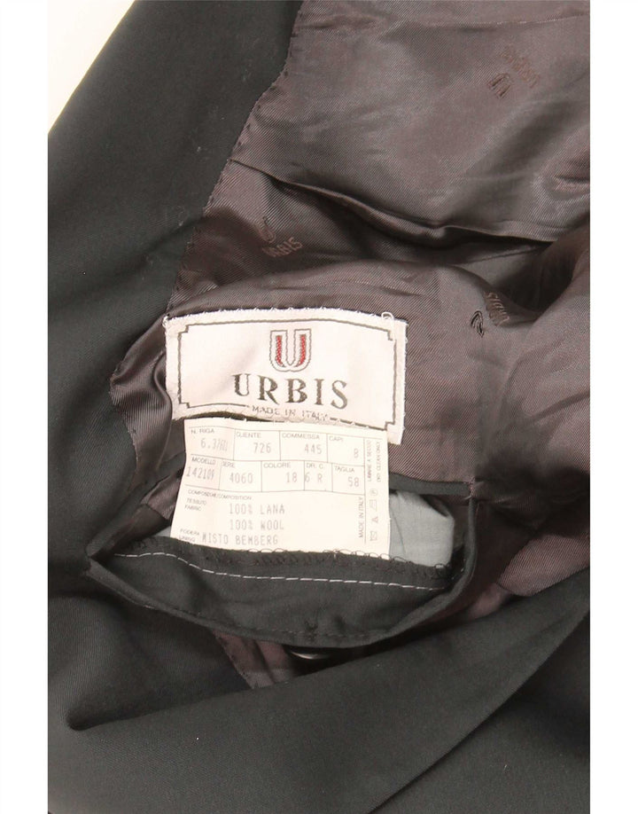 Ing Loro Piona & Co. Muška jakna s dvostrukim kopčanjem IT 58 4XL crna