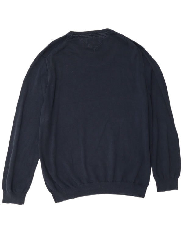 Tommy Hilfiger muški džemper s okruglim izrezom 2XL tamnoplave boje