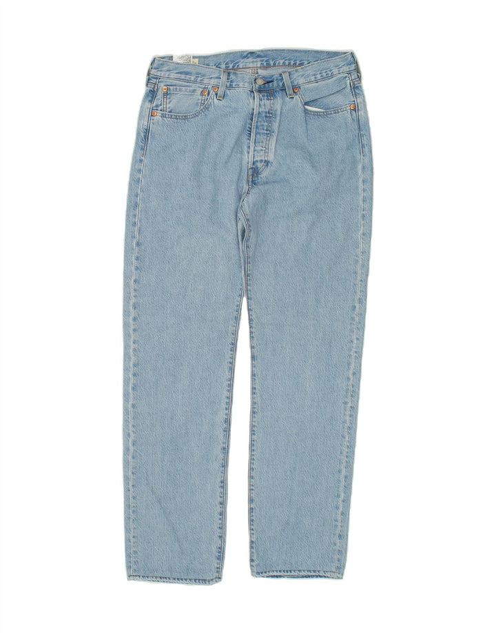 LEVI'S muške 504 ravne traperice W33 L32 plavi pamuk