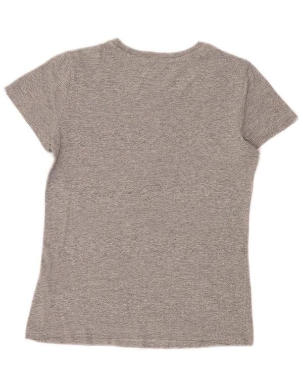 Adidas Ženska grafička majica kratkih rukava UK 10 Small Grey Cotton Sports