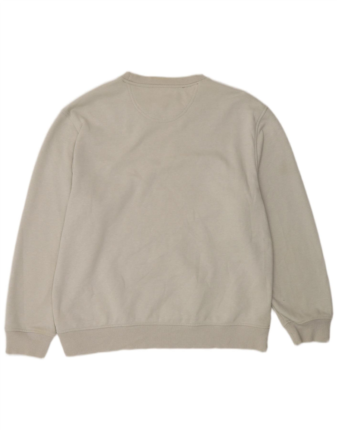 IZOD Mens Sweatshirt Jumper Large Grey Polyester