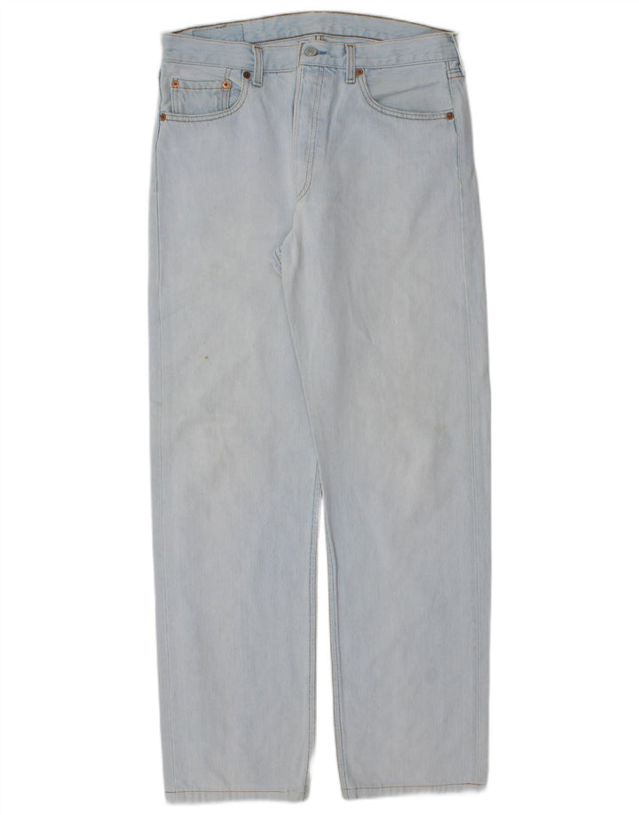 Levi's muške 501 ravne traperice W33 L30 plavi pamuk