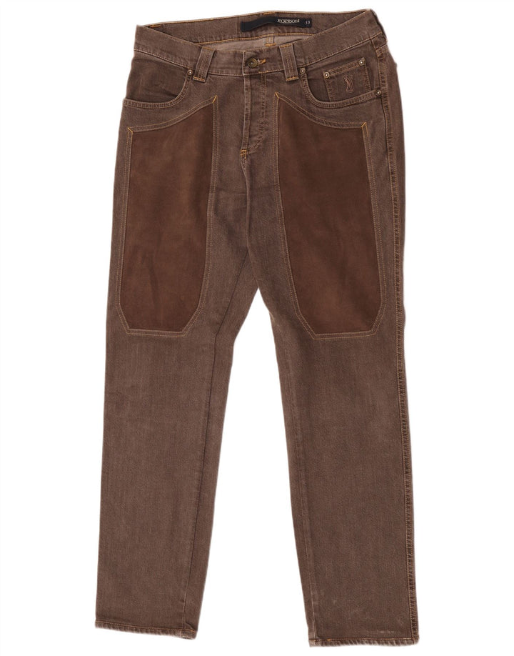 Jeckerson muške uske traperice W33 L31 Smeđi pamuk