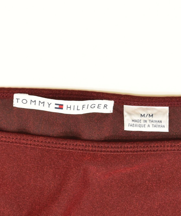 TOMMY HILFIGER Ženska majica s 3/4 rukavima UK 14 srednje crvena poliester