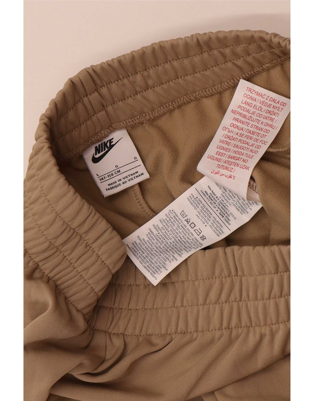Nike Boys Trenirka Hlače Joggers 12-13 Years Large Beige Poliester
