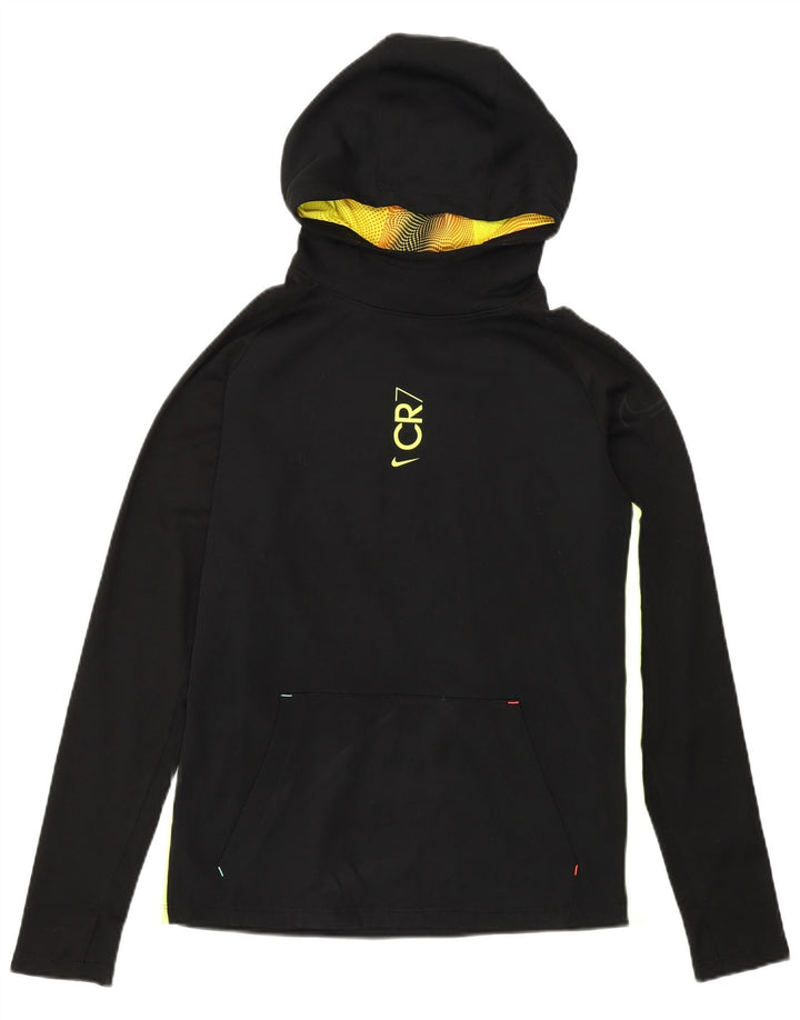 Nike Boys Cristiano Ronaldo majica s kapuljačom 12-13 godina velika crna sportska