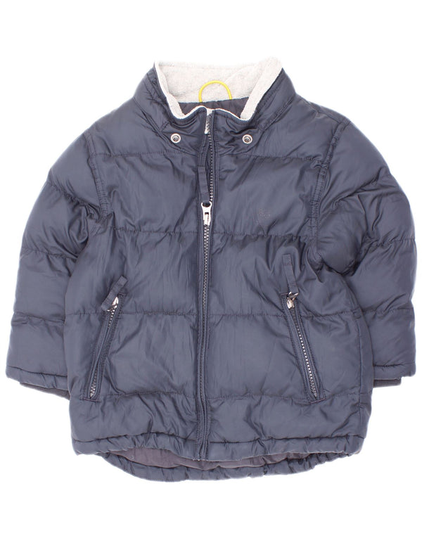 Timberland Baby Boys Padded Jacket 18-24 Months Navy Blue Polyester