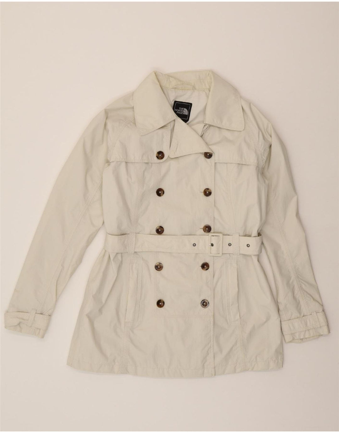 THE NORTH FACE Womens Pea Coat UK 16 Large White Vintage The North Face and Second-Hand The North Face from Messina Hembry 