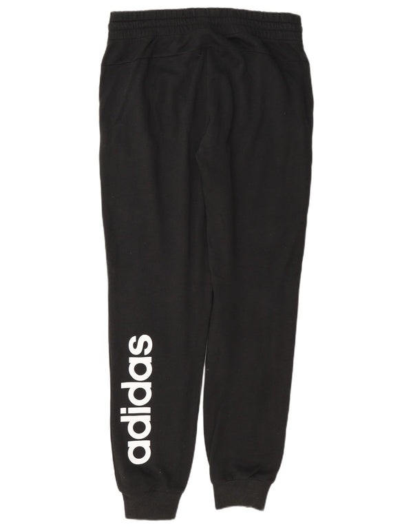Adidas Ženske grafičke trenirke Hlače Joggers UK 8/10 Male crne pamučne