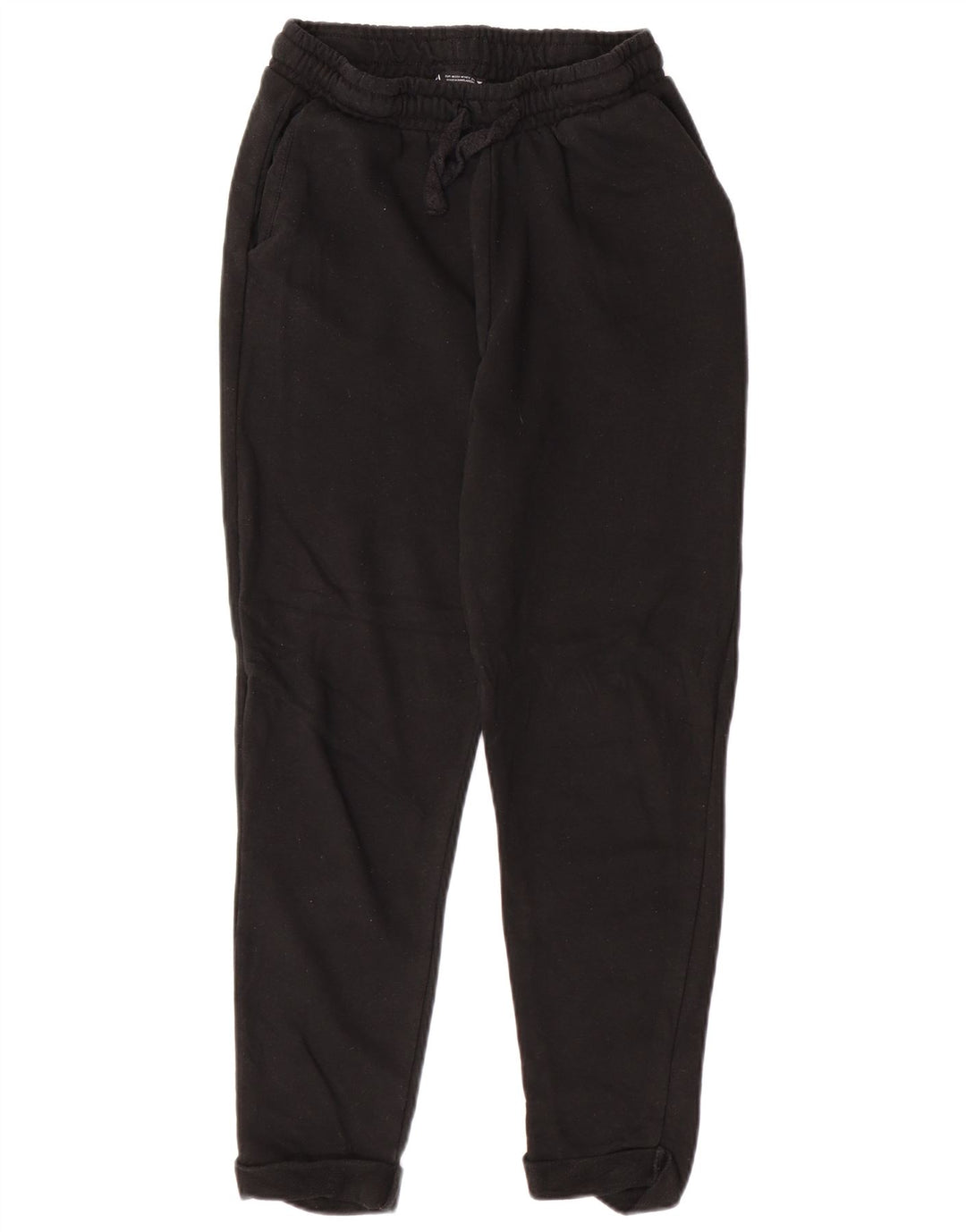 Ženska trenirka Zara Joggers UK 12 srednje crni pamuk