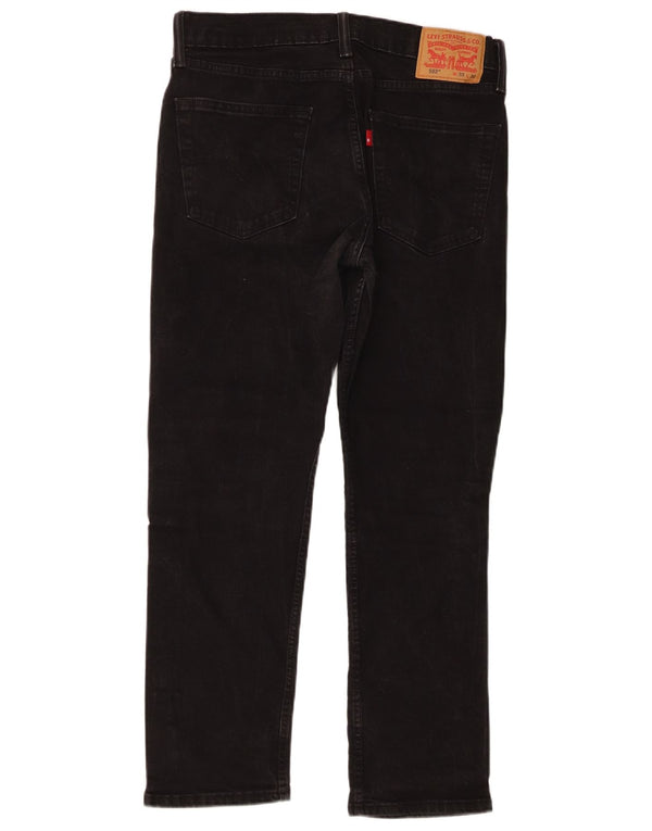 Levi's muške 502 ravne traperice W33 L27 crni pamuk