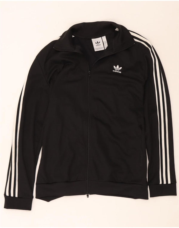 Adidas ženska gornja jakna za trenirku UK 16 veliki crni poliester
