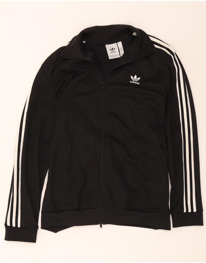 Adidas ženska gornja jakna za trenirku UK 16 veliki crni poliester