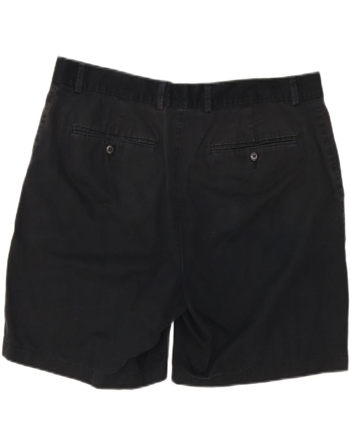 IZOD Muške Chino kratke hlače W36 Veliki crni pamuk