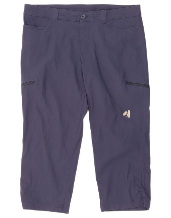 Eddie Bauer Ženske kapri hlače za planinarenje US 10 Large W34 L21 Plavi najlon