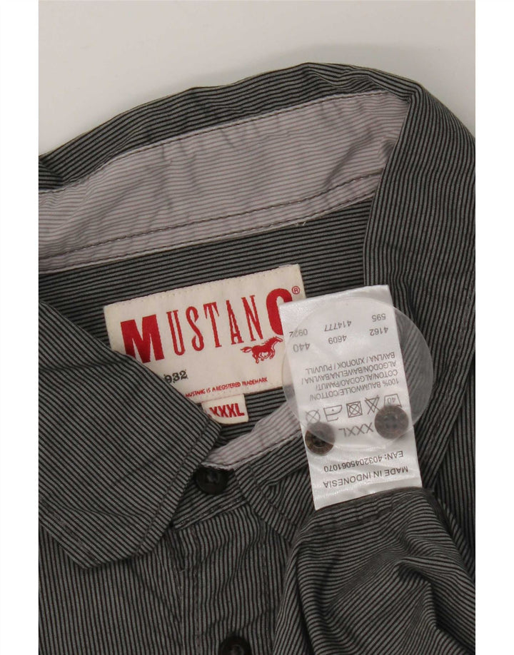 Mustang muška košulja 3XL pamuk na sive pruge