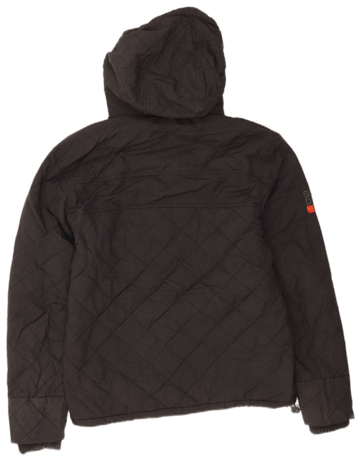 Superdry muška jakna vjetrovka s kapuljačom UK 38 srednje crna