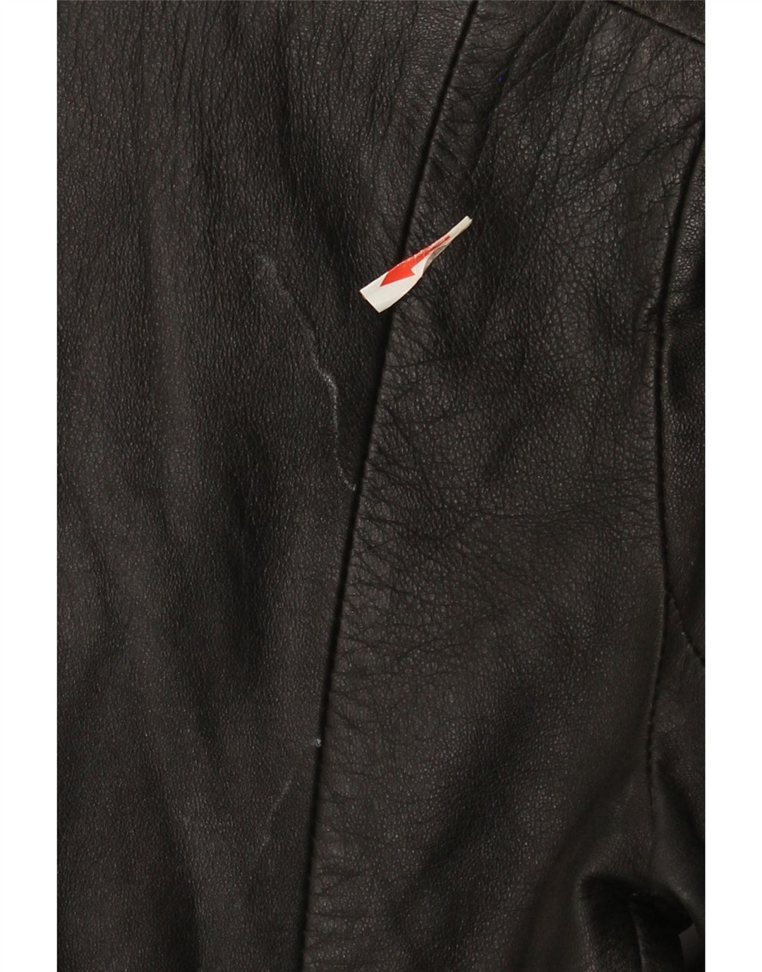 Vintage ženska kožna jakna UK 8 Mala crna kožna