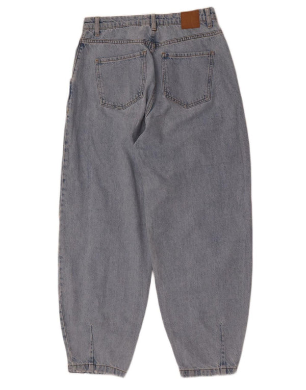 Zara Womens Balloon High Waist Loose Jeans EU 38 Small W28 L28 Blue Cotton