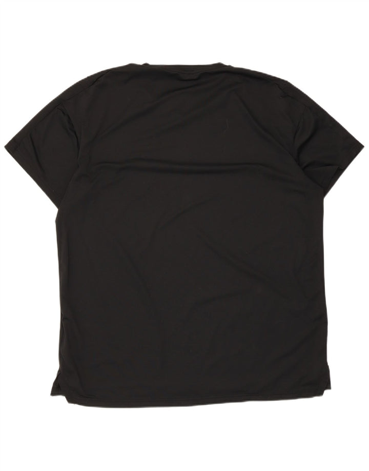 Nike Dri Fit majica kratkih rukava, veliki crni poliester
