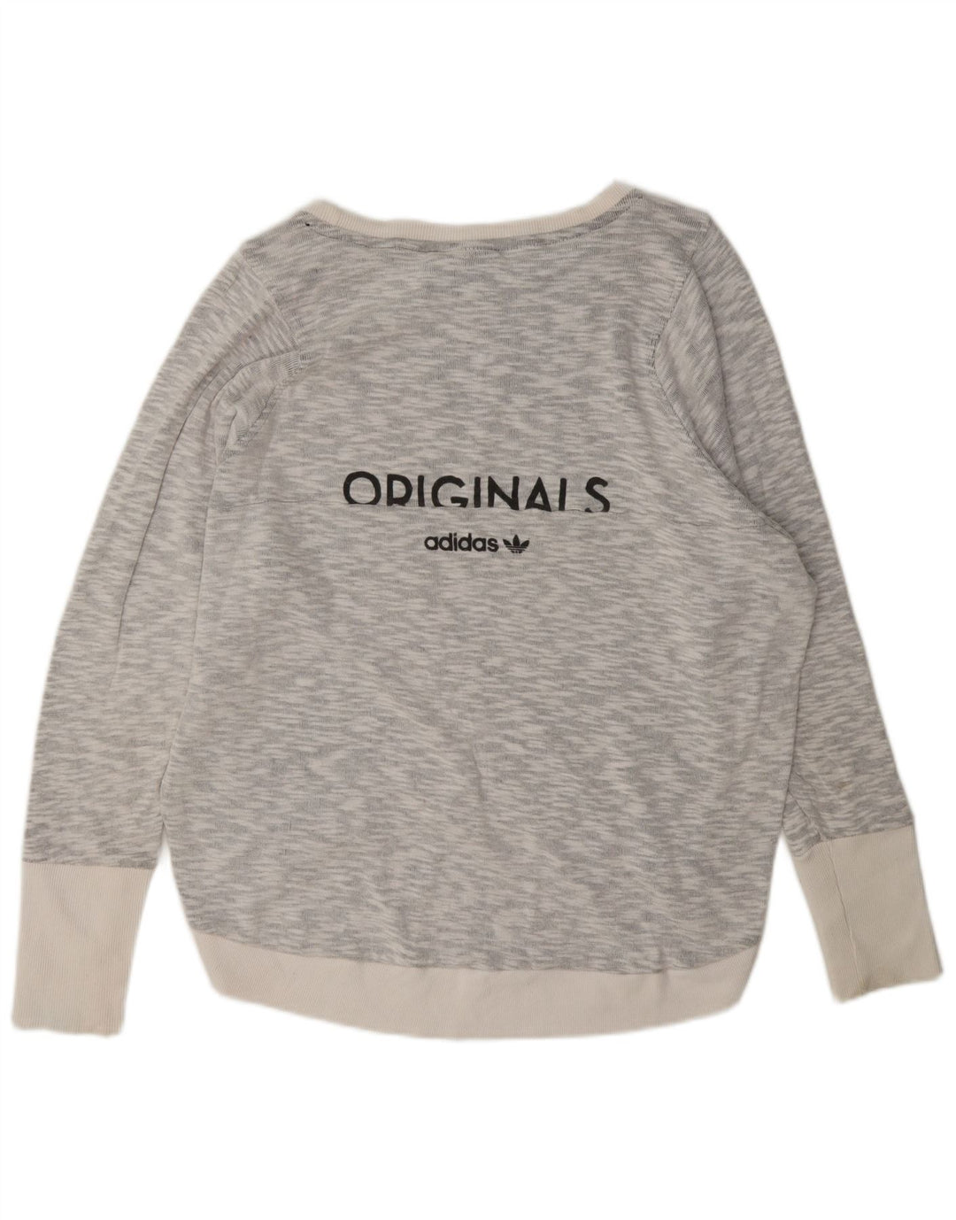 Adidas ženska majica s motivima prekomjerne majice UK 14 Large Grey Flected