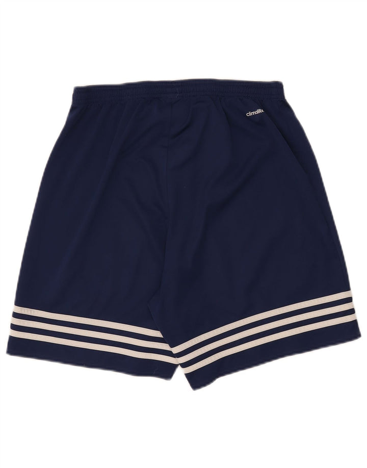 Adidas muške sportske kratke hlače Climalite Medium tamnoplavi poliester