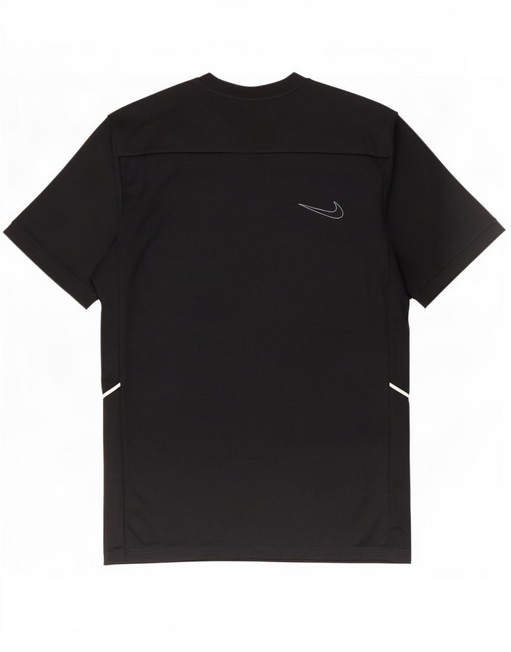 Nike Dri Fit Slim T-Shirt Top Srednje crni poliester
