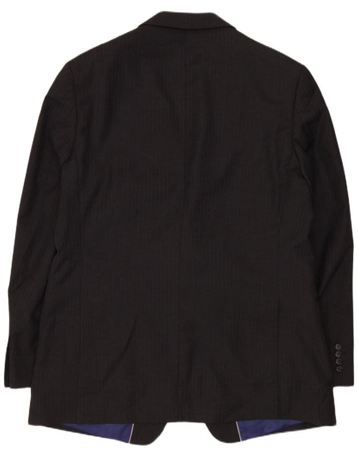 Marks & Spencer muški dugi sako sa 2 gumba UK 44 XL siva prugasta