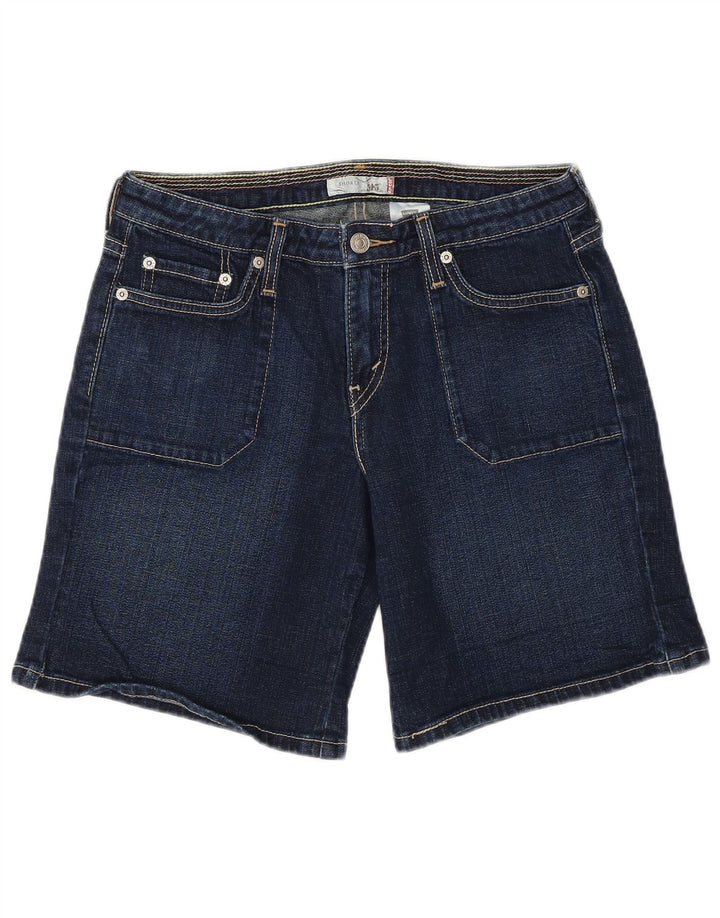 Levi's ženske 545 traper kratke hlače US 4 male W28 tamnoplavi pamuk