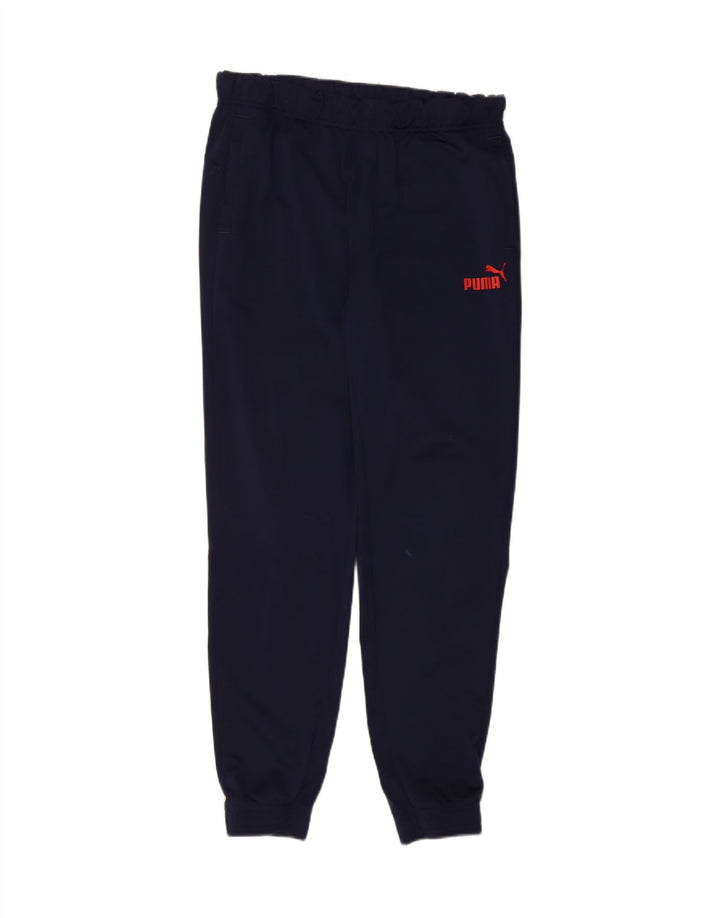 PUMA Mens Tracksuit Trousers Joggers Large  Navy Blue Vintage Puma and Second-Hand Puma from Messina Hembry 