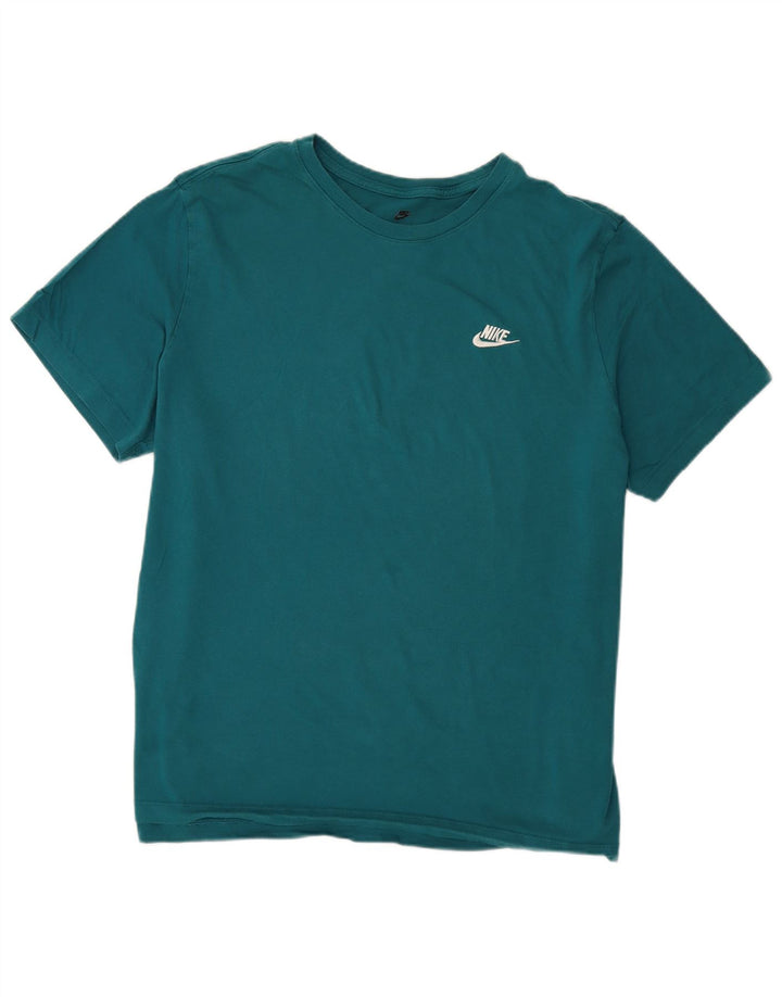 Nike muška majica kratkih rukava 2XL tirkizni pamuk