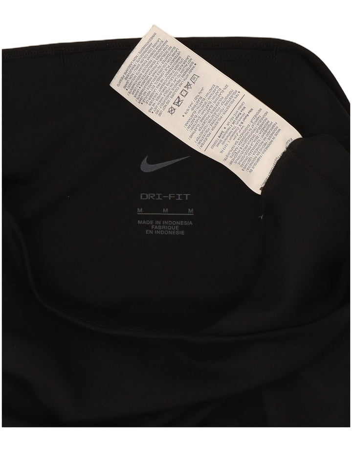 Nike Ženske Dri Fit Capri tajice UK 12 Srednje crni poliester