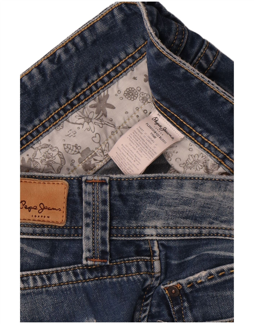 PEPE Jeans Ženske bootcut traperice W27 L32 Plavi pamuk