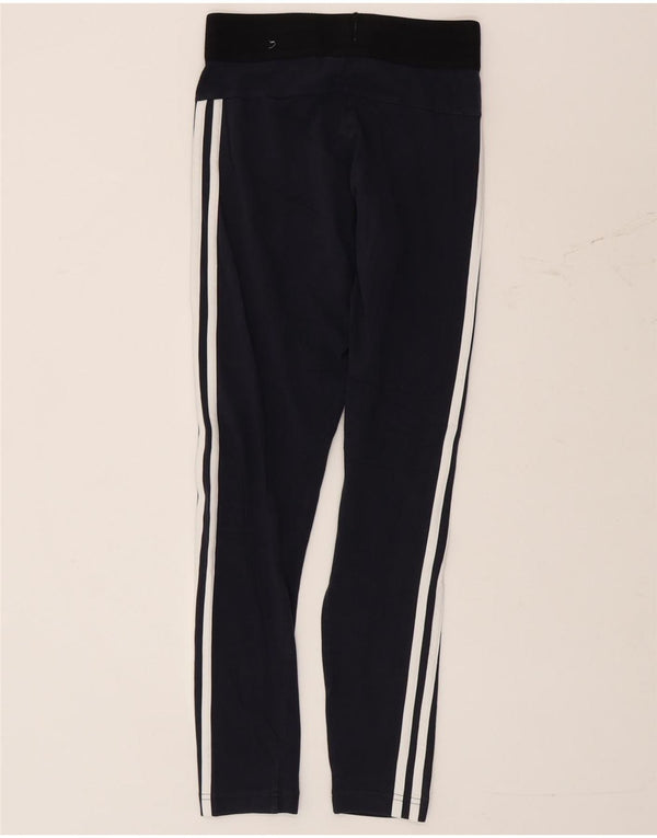 Adidas ženske tajice UK 4/6 XS tamnoplave pamučne boje