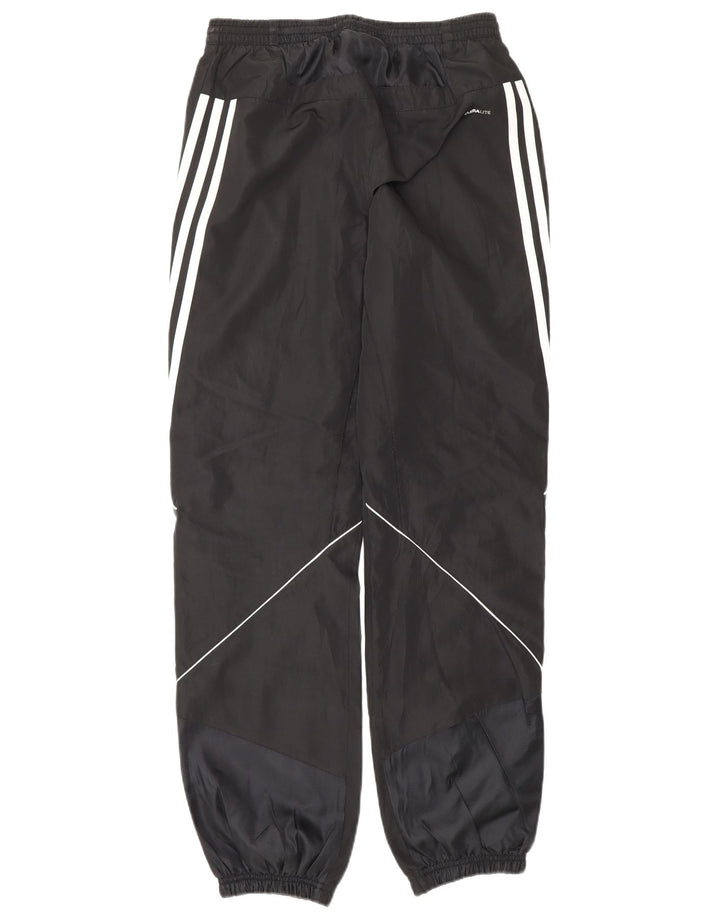 ADIDAS Boys Climalite Trenirka Hlače Joggers 13-14 Years Black