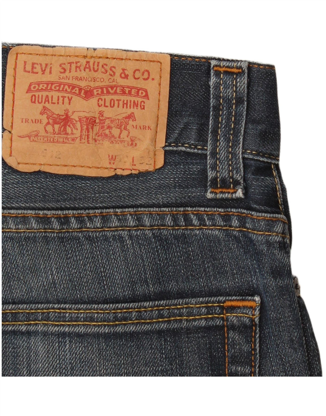 Levi's ženske 512 Bootcut traperice W32 L32 tamnoplave