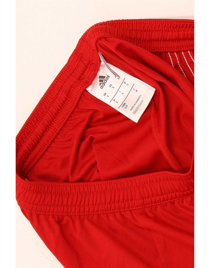 Adidas muške sportske kratke hlače Climalite male crvene boje od poliestera