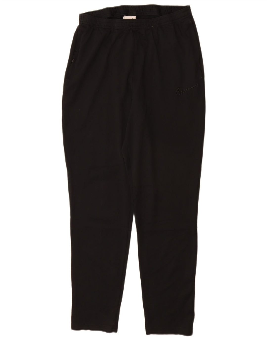 Nike Ženske Dri Fit Trenirke Hlače UK 14 Veliki crni poliester