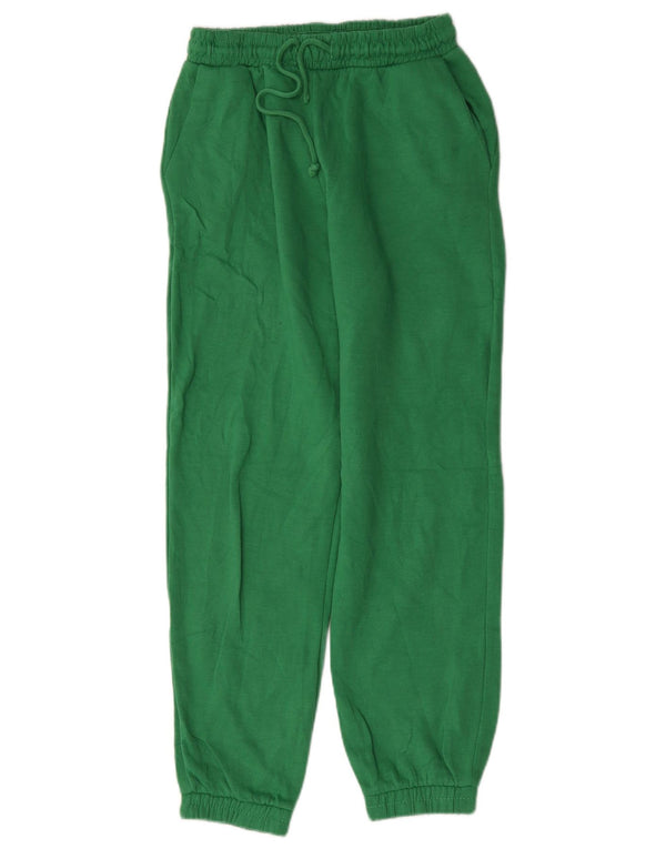 Zara Ženska trenirka Hlače Joggers UK 12 Srednje zeleni pamuk