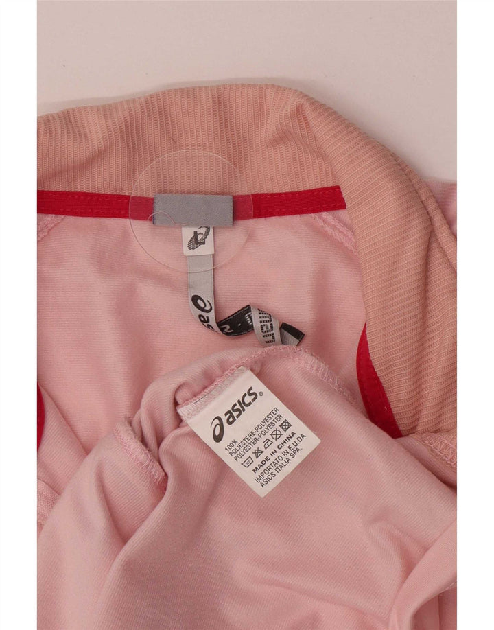Asics ženska gornja jakna za trenirku UK 16 Large Pink Colourblock Poliester