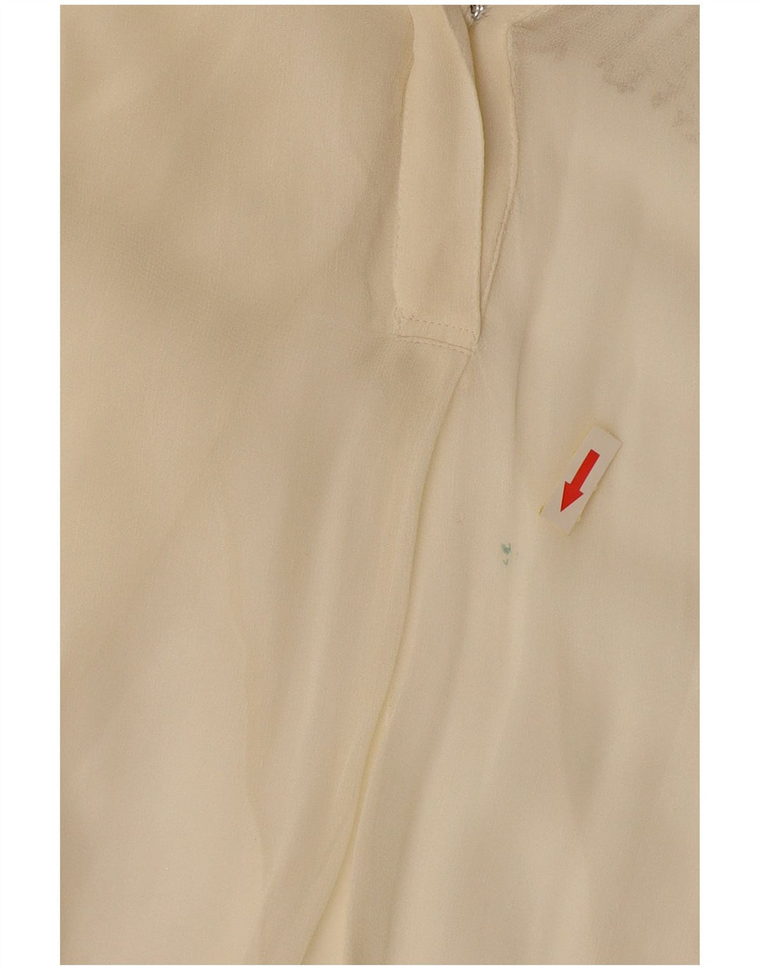 Mango ženski gornji dio prozirne bluze UK 12 srednje bijele viskoze