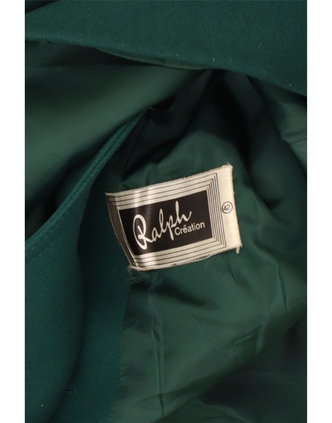 RALPH ženski kaput s dvorednim kopčanjem IT 42 srednje zelene boje