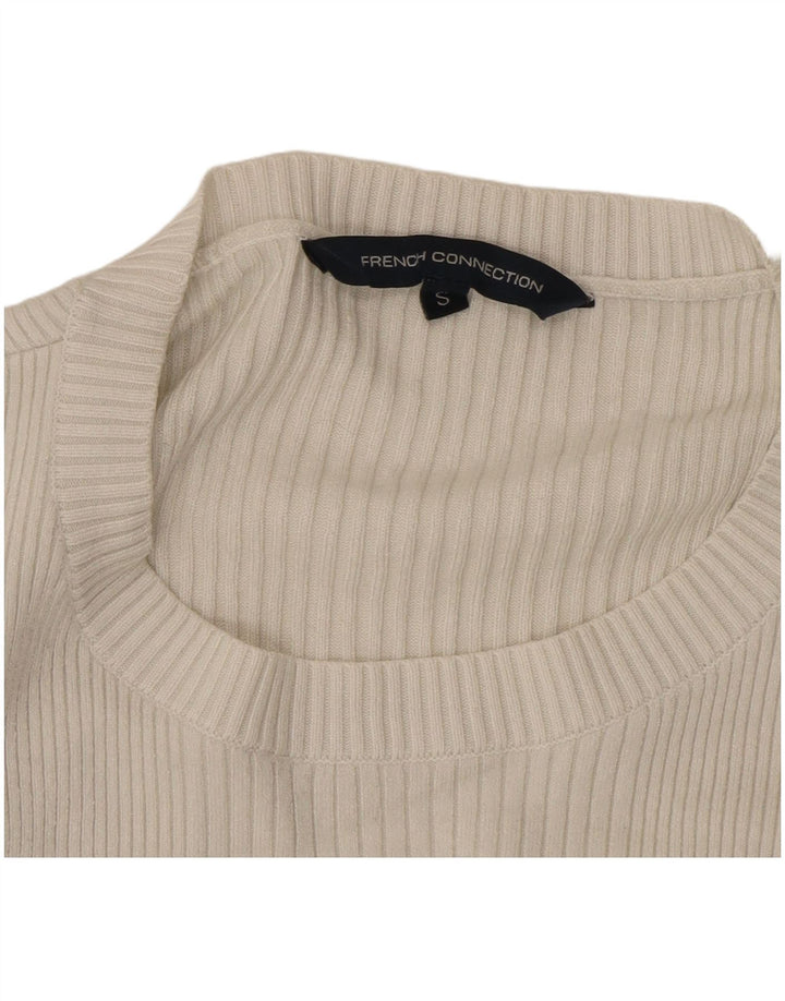 French Connection Ženska majica dugih rukava UK 10 Mala bijela